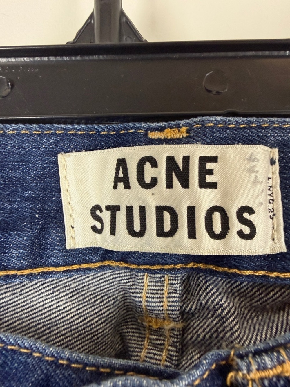 Acne Studios Roc Verakai Blue Denim Jeans Mens 30 X 34 5 Pocket - Picture 2 of 8